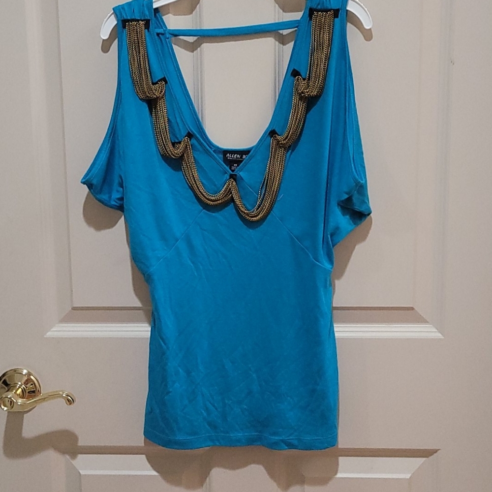 Allen B cold shoulder top Xsmall NEW